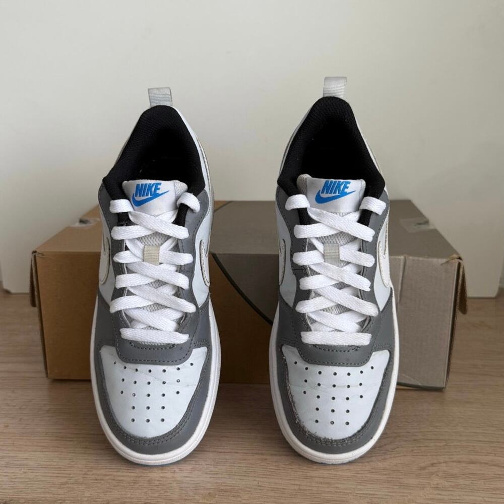 Nike Court Borough Low 2 SE 'Photo Blue' Kids Sneakers - SZ 3.5 Y - Picture 7 of 12